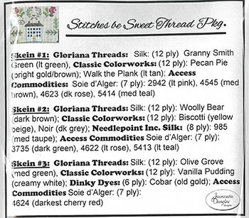 Stitches Be Sweet Thread Pack by Jeannette Douglas Designs 