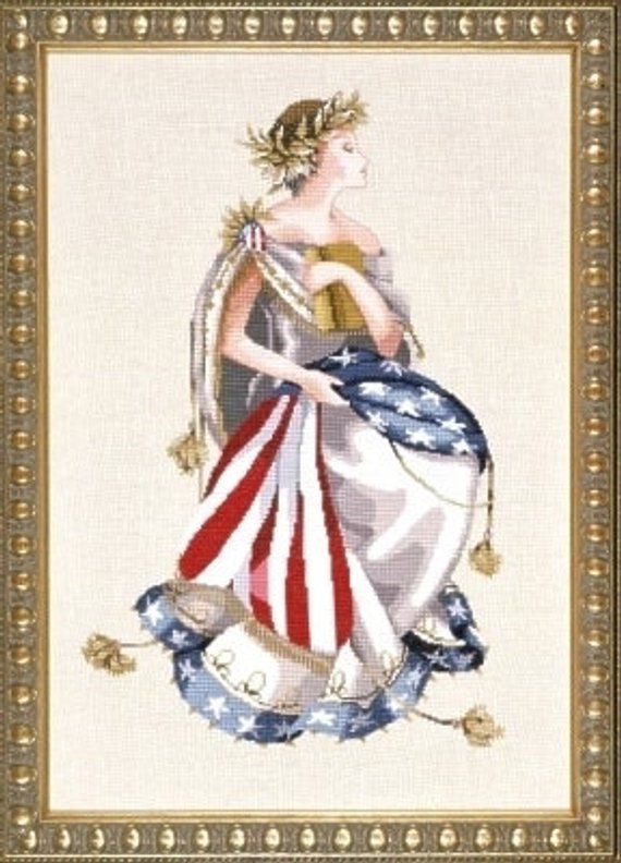  Mirabilia - Queen of Freedom - Limited Edition printed cross stitch chart - PRE ORDER Only 2 in stock