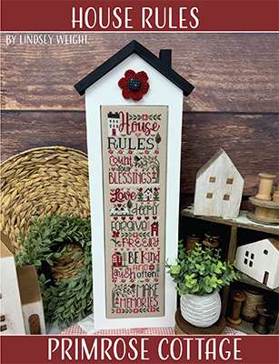 Primrose Cottage Stitches -  House Rules - RRP £20.00
