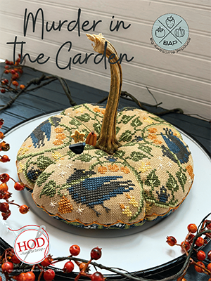   Murder n The Garden  HD338 by Hands on Designs - RRP £12.00
