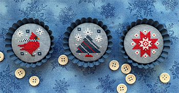 Ethel's Winter Tart Tins by  Stitches by Ethel - RRP £9.00 