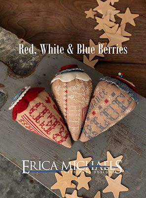 Red, White & Blue Berries by Erica Michaels Needlework Designs RRP £15.00 